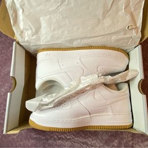 Nike AF1 gum bottoms
